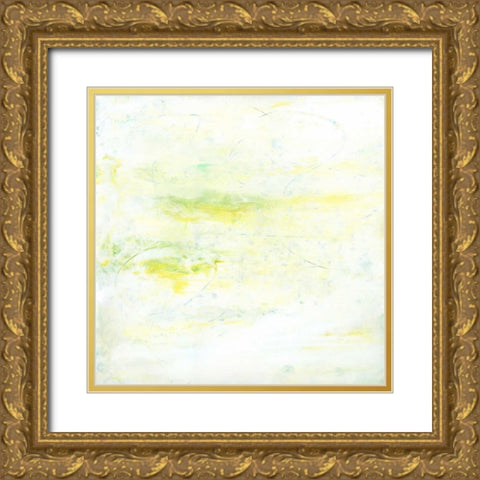 Garden Abstraction 17 Gold Ornate Wood Framed Art Print with Double Matting by Buddenhaugen, Sophia