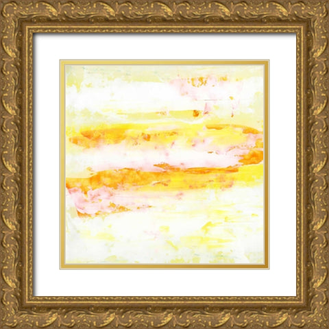 Garden Abstraction 18 Gold Ornate Wood Framed Art Print with Double Matting by Buddenhaugen, Sophia