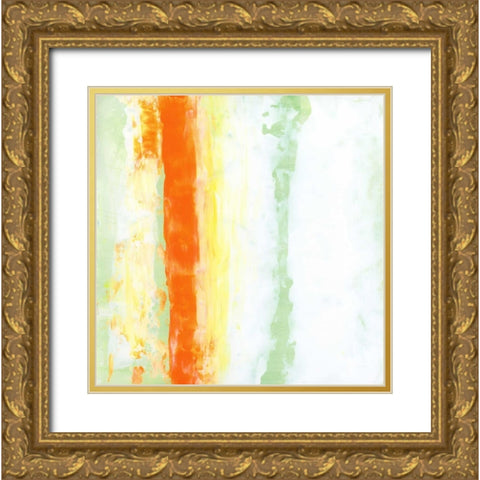 Garden Abstraction 19 Gold Ornate Wood Framed Art Print with Double Matting by Buddenhaugen, Sophia