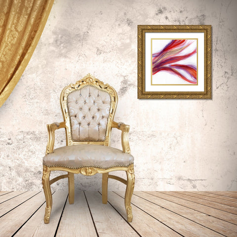 Garden Abstraction 22 Gold Ornate Wood Framed Art Print with Double Matting by Buddenhaugen, Sophia