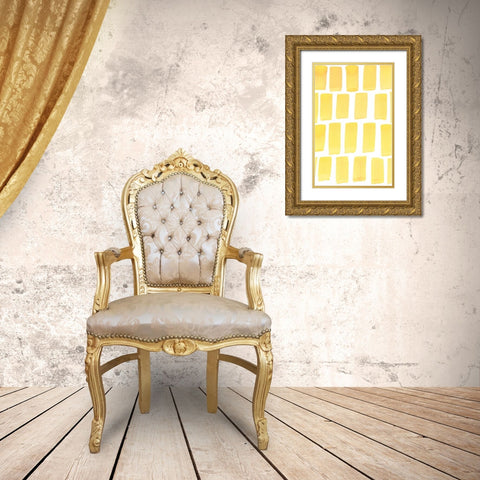 Garden Abstraction 24 Gold Ornate Wood Framed Art Print with Double Matting by Buddenhaugen, Sophia