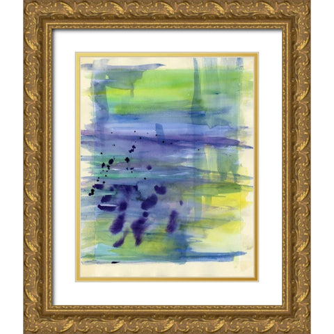 Garden Abstraction 32 Gold Ornate Wood Framed Art Print with Double Matting by Buddenhaugen, Sophia