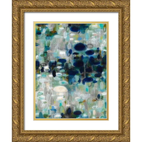 Watery Story Gold Ornate Wood Framed Art Print with Double Matting by Kaplinsky, Matt