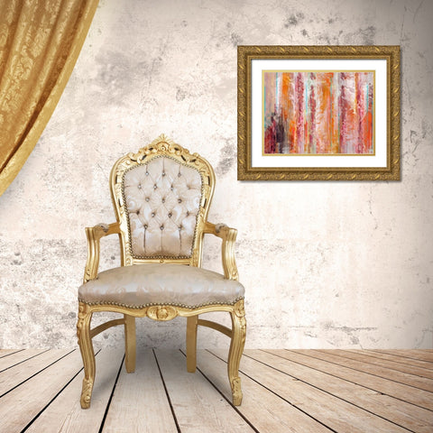 Passion Gold Ornate Wood Framed Art Print with Double Matting by Kaplinsky, Matt