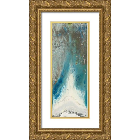 Heleotrope 2 Gold Ornate Wood Framed Art Print with Double Matting by Bering, Blakely