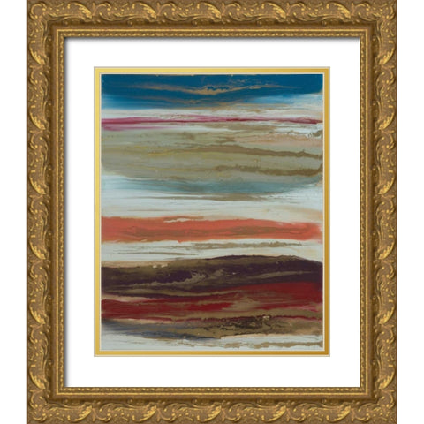 Morning Dawn Gold Ornate Wood Framed Art Print with Double Matting by Bering, Blakely