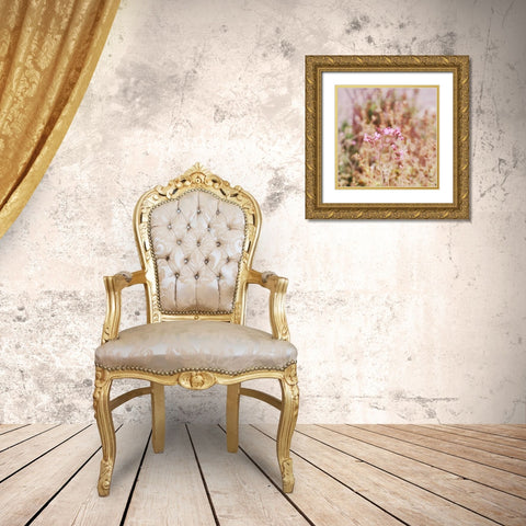 Garden Dreams 2 Gold Ornate Wood Framed Art Print with Double Matting by Hoey, Linda