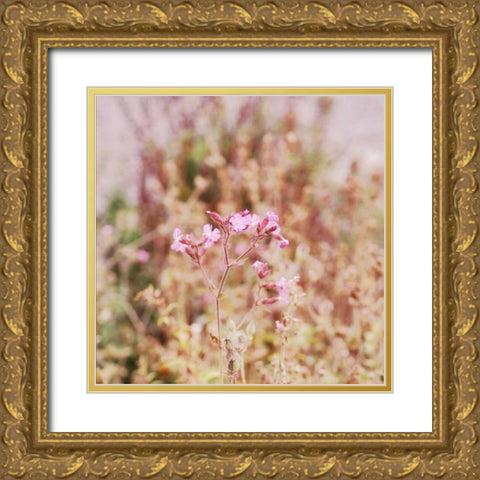 Garden Dreams 2 Gold Ornate Wood Framed Art Print with Double Matting by Hoey, Linda