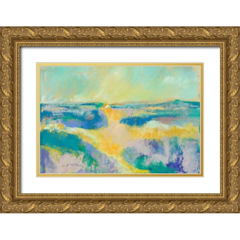 Beyond the Horizon I Gold Ornate Wood Framed Art Print with Double Matting by Miller, Sonia