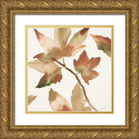 Autumn Song Gold Ornate Wood Framed Art Print with Double Matting by Swartz, Megan