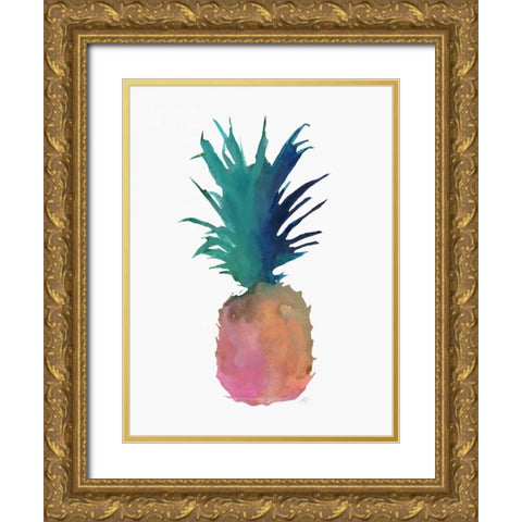 Tropical Life 1 Gold Ornate Wood Framed Art Print with Double Matting by Swartz, Megan