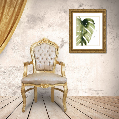 Warm tropics 2 Gold Ornate Wood Framed Art Print with Double Matting by Swartz, Megan