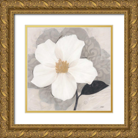 ?lÃ©gance Blanc Gold Ornate Wood Framed Art Print with Double Matting by Stoyanov, Ivo