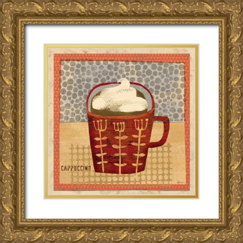 Barrista Beauty 2 Gold Ornate Wood Framed Art Print with Double Matting by Faust, Richard