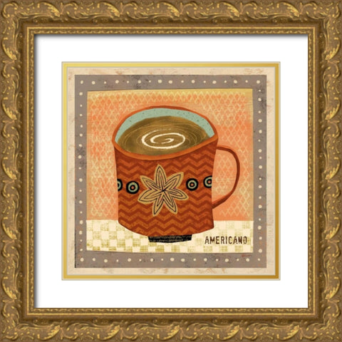 Barrista Beauty 3 Gold Ornate Wood Framed Art Print with Double Matting by Faust, Richard