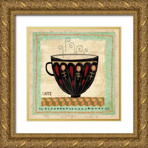 Barrista Beauty 4 Gold Ornate Wood Framed Art Print with Double Matting by Faust, Richard