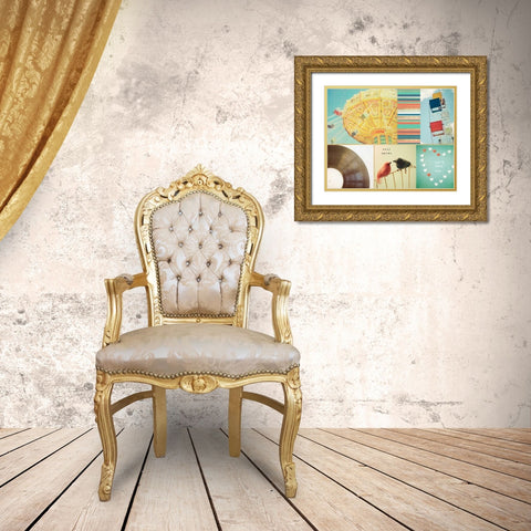 Lets Have Fun Together Gold Ornate Wood Framed Art Print with Double Matting by Susannah Tucker Photography