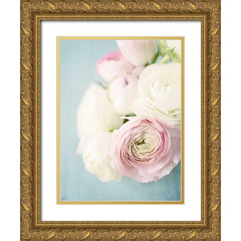 Still Beauty in Pastel 2 Gold Ornate Wood Framed Art Print with Double Matting by Susannah Tucker Photography