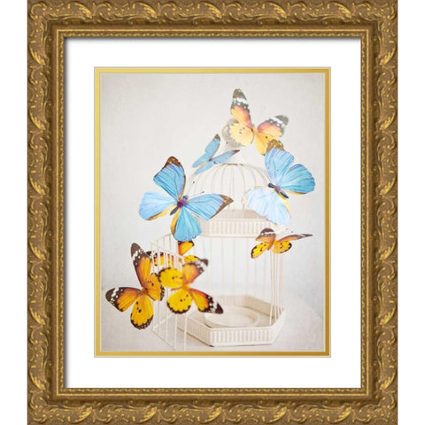 Happy Daydream 2 Gold Ornate Wood Framed Art Print with Double Matting by Susannah Tucker Photography