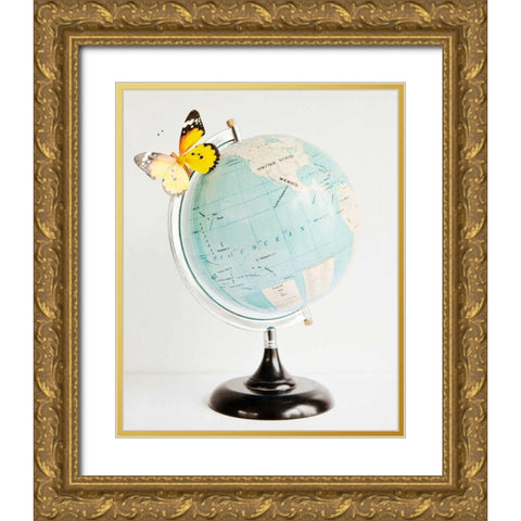 Happy Daydream 6 Gold Ornate Wood Framed Art Print with Double Matting by Susannah Tucker Photography
