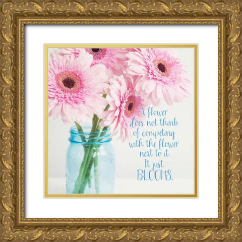 It Just Blooms Gold Ornate Wood Framed Art Print with Double Matting by Susannah Tucker Photography
