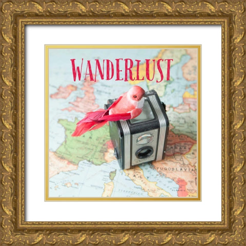 Wanderlust Gold Ornate Wood Framed Art Print with Double Matting by Susannah Tucker Photography