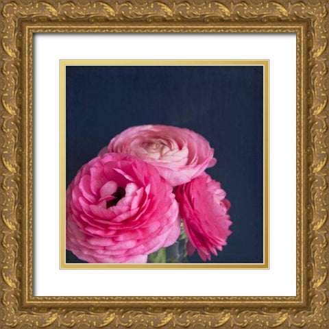 Enchanted Posies Gold Ornate Wood Framed Art Print with Double Matting by Susannah Tucker Photography