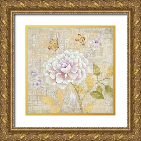 Chinoiserie Garden 2 Gold Ornate Wood Framed Art Print with Double Matting by Studio M