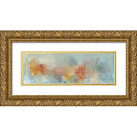 Early Light Gold Ornate Wood Framed Art Print with Double Matting by Green, Elise