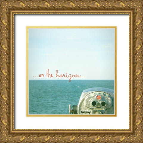 On The Horizon Gold Ornate Wood Framed Art Print with Double Matting by Dickinson, Robin