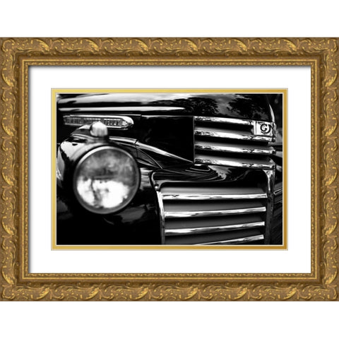 Chrome and Grills Gold Ornate Wood Framed Art Print with Double Matting by Mark Spowart Photography