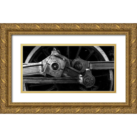 Sculptural Industry Gold Ornate Wood Framed Art Print with Double Matting by Mark Spowart Photography