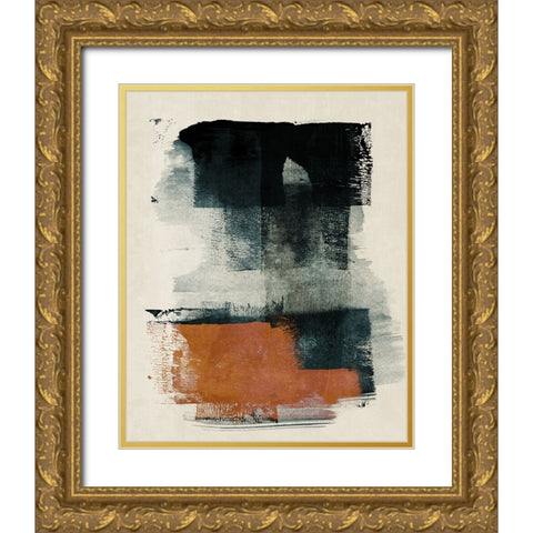 Natural Organic 4 Gold Ornate Wood Framed Art Print with Double Matting by Tabby, Oliver