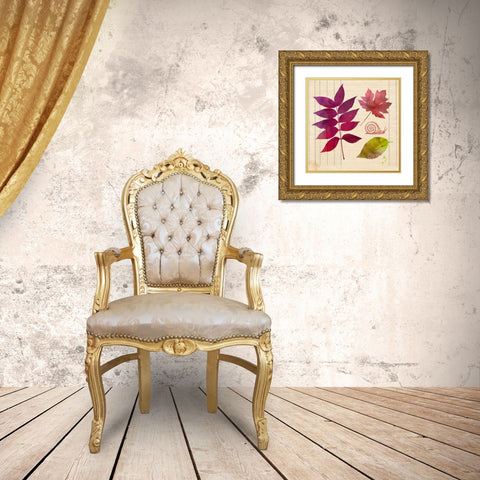 Archive Interpretations 1 Gold Ornate Wood Framed Art Print with Double Matting by Z Studio