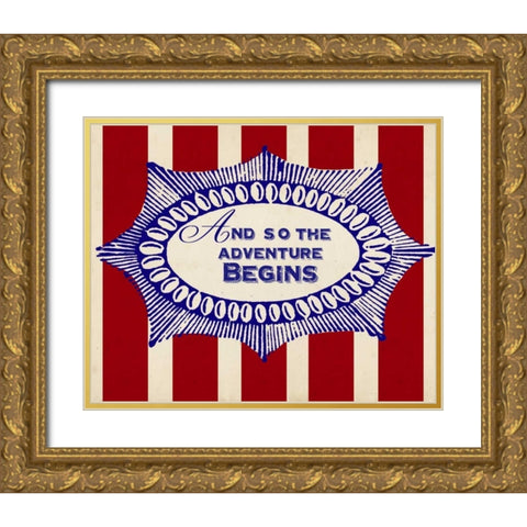 Nautical Advice 7 Gold Ornate Wood Framed Art Print with Double Matting by Z Studio