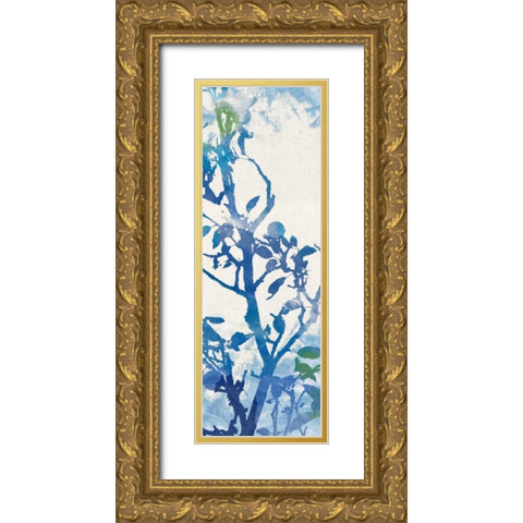 Flowing Branches II Gold Ornate Wood Framed Art Print with Double Matting by Dos Santos, Bella