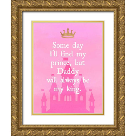 Someday? Gold Ornate Wood Framed Art Print with Double Matting by Dos Santos, Bella