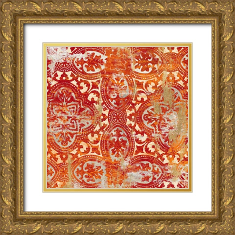Florence Spa 2 Gold Ornate Wood Framed Art Print with Double Matting by Ross, Devon