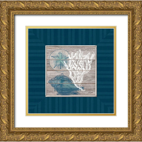 Coastal Wonders Gold Ornate Wood Framed Art Print with Double Matting by Appleman, Sam