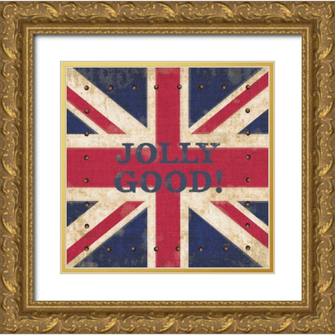 Jolly Good! Gold Ornate Wood Framed Art Print with Double Matting by Appleman, Sam