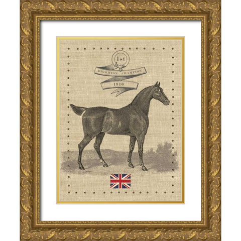British Champion Gold Ornate Wood Framed Art Print with Double Matting by Appleman, Sam