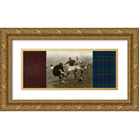 Vintage Match Gold Ornate Wood Framed Art Print with Double Matting by Appleman, Sam