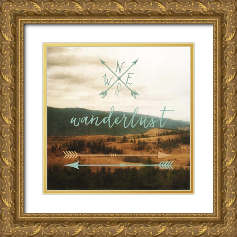 Wanderlust Gold Ornate Wood Framed Art Print with Double Matting by Appleman, Sam