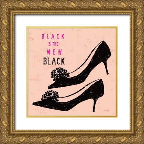 Savvy Fashion 1 Gold Ornate Wood Framed Art Print with Double Matting by Bryant, Lola