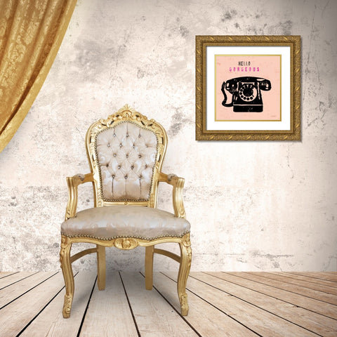 Savvy Fashion 4 Gold Ornate Wood Framed Art Print with Double Matting by Bryant, Lola