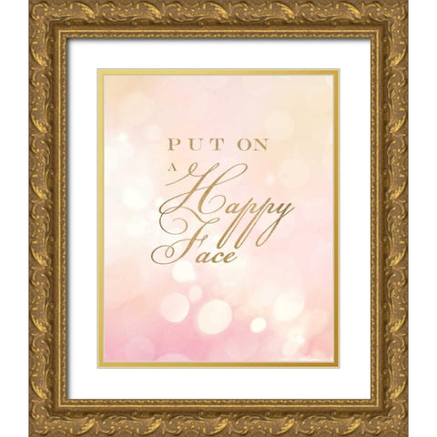 Glam World 25 Gold Ornate Wood Framed Art Print with Double Matting by Bryant, Lola