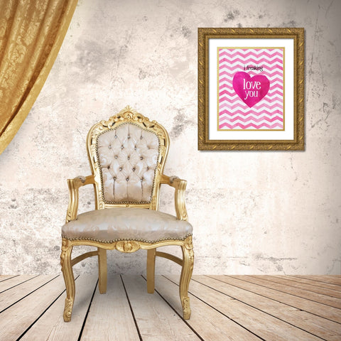 Glam World 8 Gold Ornate Wood Framed Art Print with Double Matting by Bryant, Lola