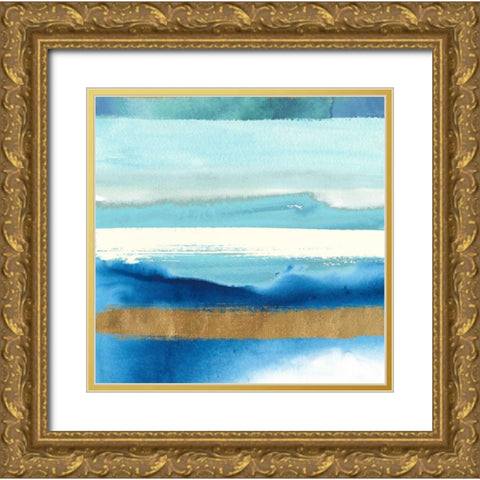 Sea and Air 2 Gold Ornate Wood Framed Art Print with Double Matting by Taylor, Evangeline