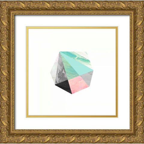 Crystalize 3 Gold Ornate Wood Framed Art Print with Double Matting by Taylor, Evangeline