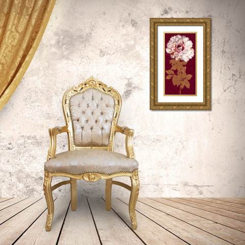 Blushing Peony Spice 2 Gold Ornate Wood Framed Art Print with Double Matting by Art Atelier Alliance